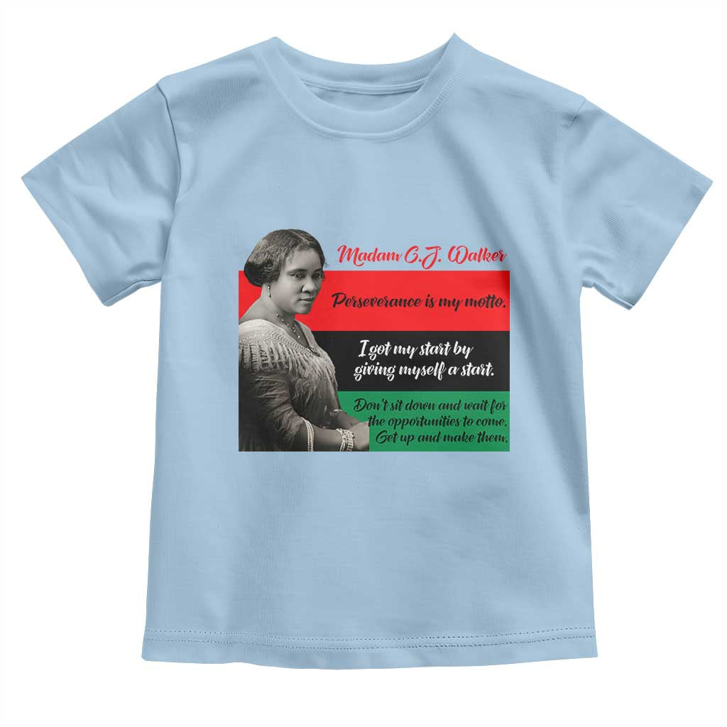 Madam CJ Walker Toddler T Shirt Women Empowerment Inspirational Quote - Wonder Print Shop