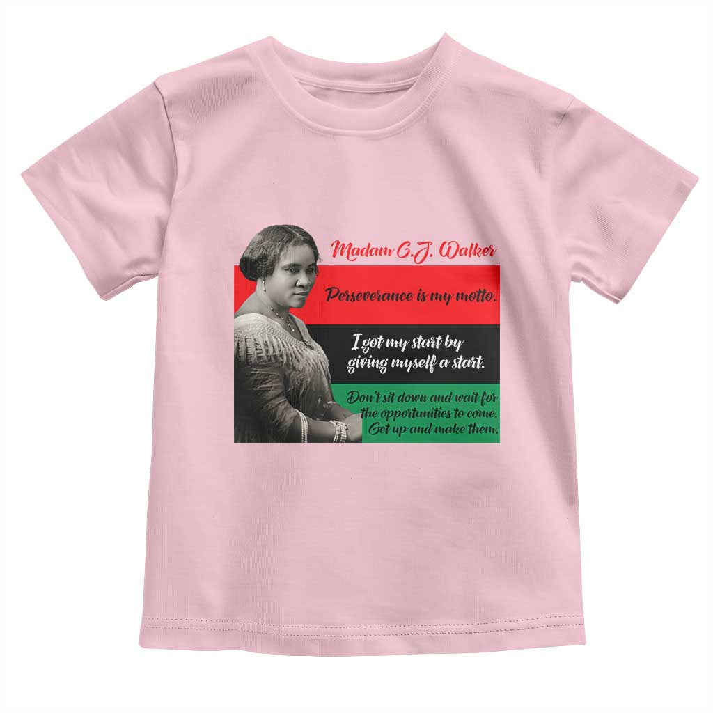 Madam CJ Walker Toddler T Shirt Women Empowerment Inspirational Quote - Wonder Print Shop