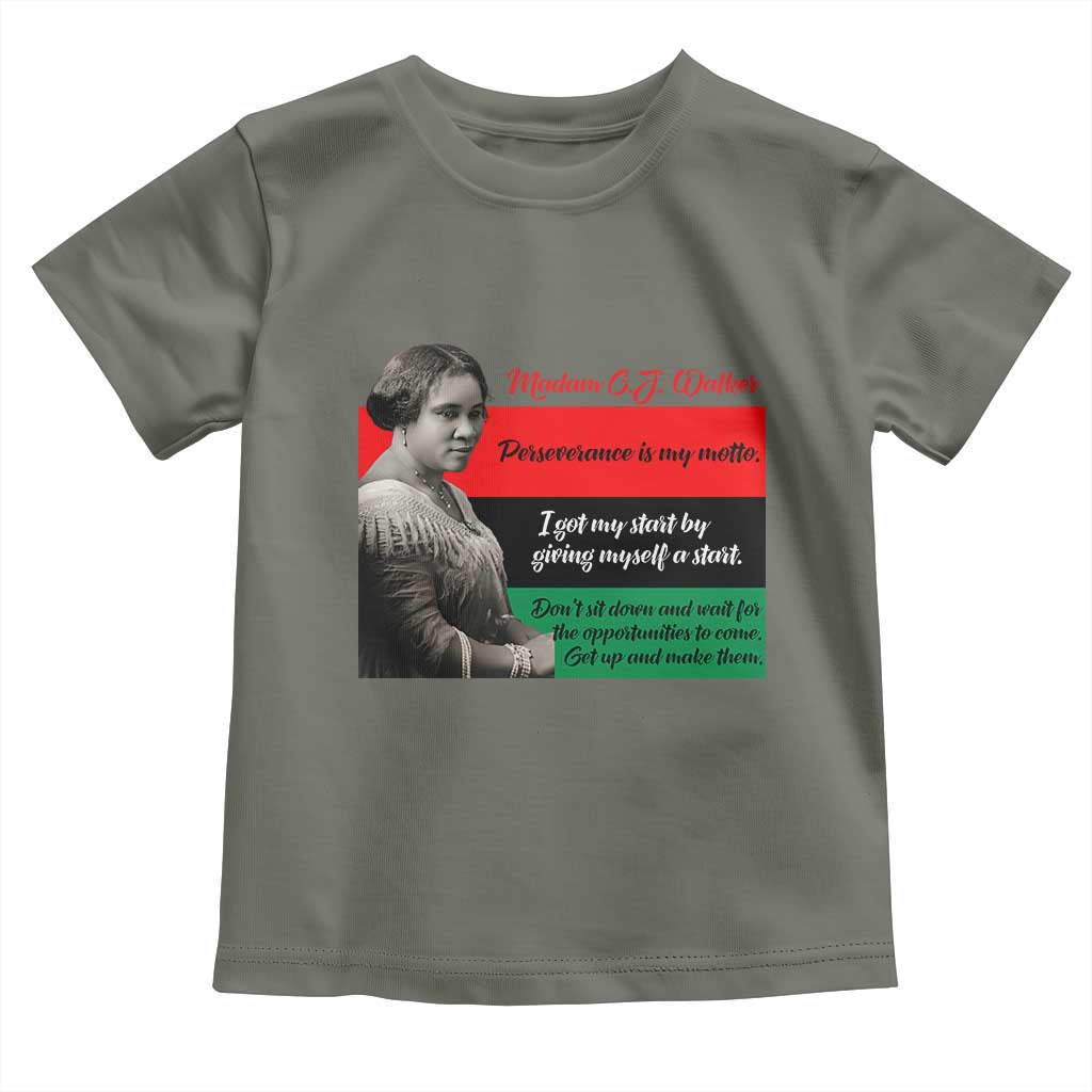 Madam CJ Walker Toddler T Shirt Women Empowerment Inspirational Quote - Wonder Print Shop