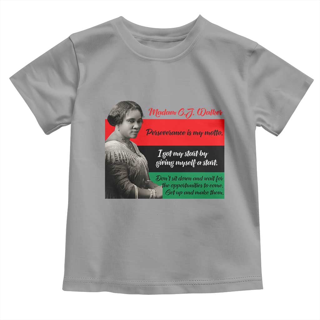 Madam CJ Walker Toddler T Shirt Women Empowerment Inspirational Quote - Wonder Print Shop