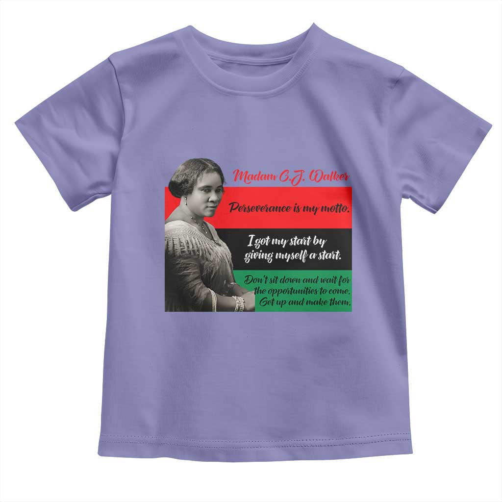 Madam CJ Walker Toddler T Shirt Women Empowerment Inspirational Quote - Wonder Print Shop