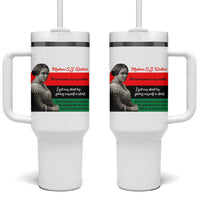 Madam CJ Walker Tumbler With Handle Women Empowerment Inspirational Quote - Wonder Print Shop