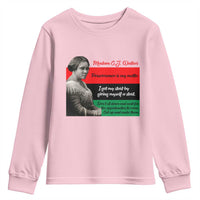 Madam CJ Walker Youth Sweatshirt Women Empowerment Inspirational Quote - Wonder Print Shop
