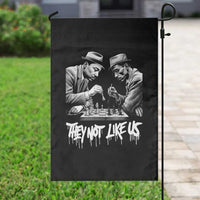 MLK And Malcolm X Garden Flag They Not Like Us African American Heritage Gift - Wonder Print Shop
