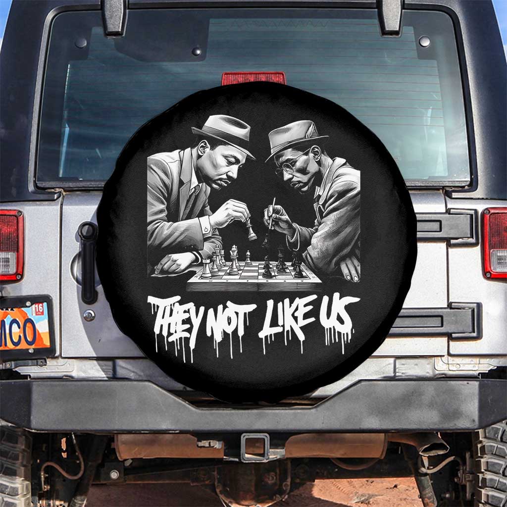 MLK And Malcolm X Spare Tire Cover They Not Like Us African American Heritage Gift - Wonder Print Shop