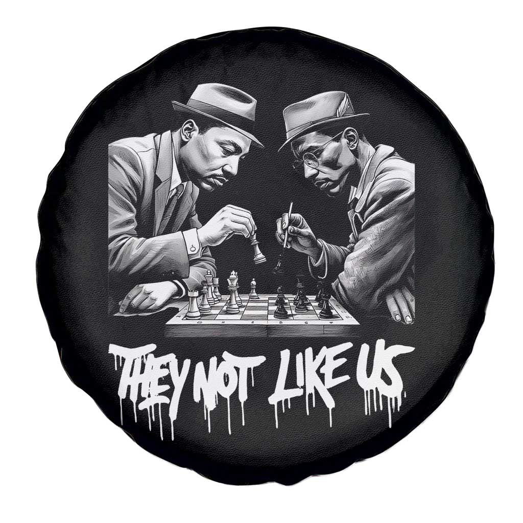 MLK And Malcolm X Spare Tire Cover They Not Like Us African American Heritage Gift - Wonder Print Shop