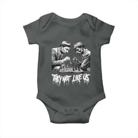 MLK And Malcolm X Baby Onesie They Not Like Us African American Heritage Gift - Wonder Print Shop