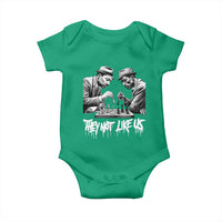 MLK And Malcolm X Baby Onesie They Not Like Us African American Heritage Gift - Wonder Print Shop