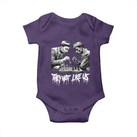 MLK And Malcolm X Baby Onesie They Not Like Us African American Heritage Gift - Wonder Print Shop