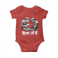 MLK And Malcolm X Baby Onesie They Not Like Us African American Heritage Gift - Wonder Print Shop