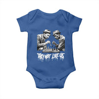 MLK And Malcolm X Baby Onesie They Not Like Us African American Heritage Gift - Wonder Print Shop
