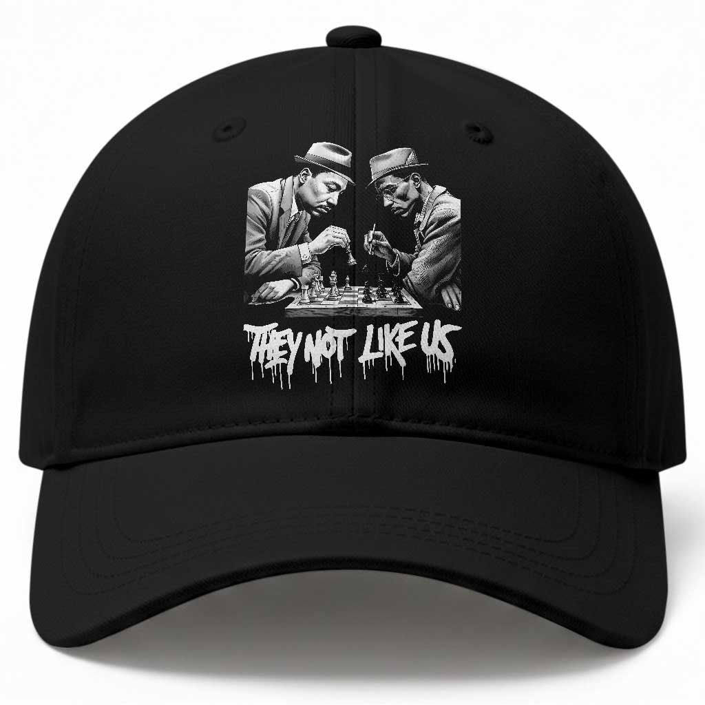 MLK And Malcolm X Baseball Cap They Not Like Us African American Heritage Gift