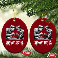 MLK And Malcolm X Ceramic Ornament They Not Like Us African American Heritage Gift - Wonder Print Shop