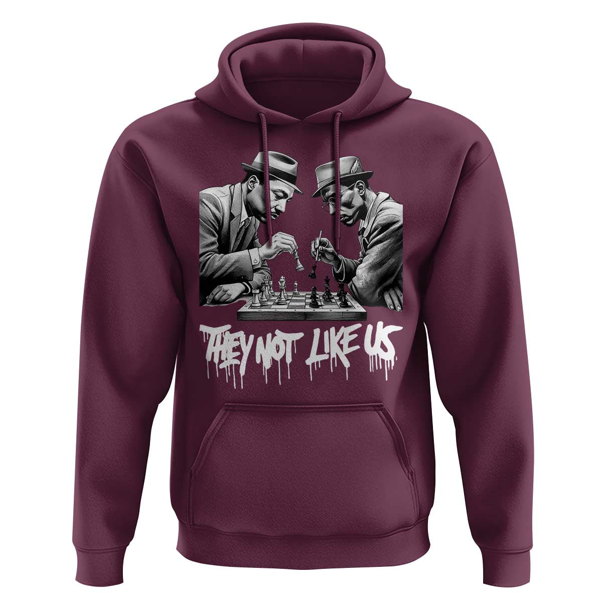 MLK And Malcolm X Hoodie They Not Like Us African American Heritage Gift - Wonder Print Shop