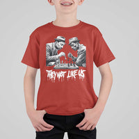 MLK And Malcolm X T Shirt For Kid They Not Like Us African American Heritage Gift - Wonder Print Shop