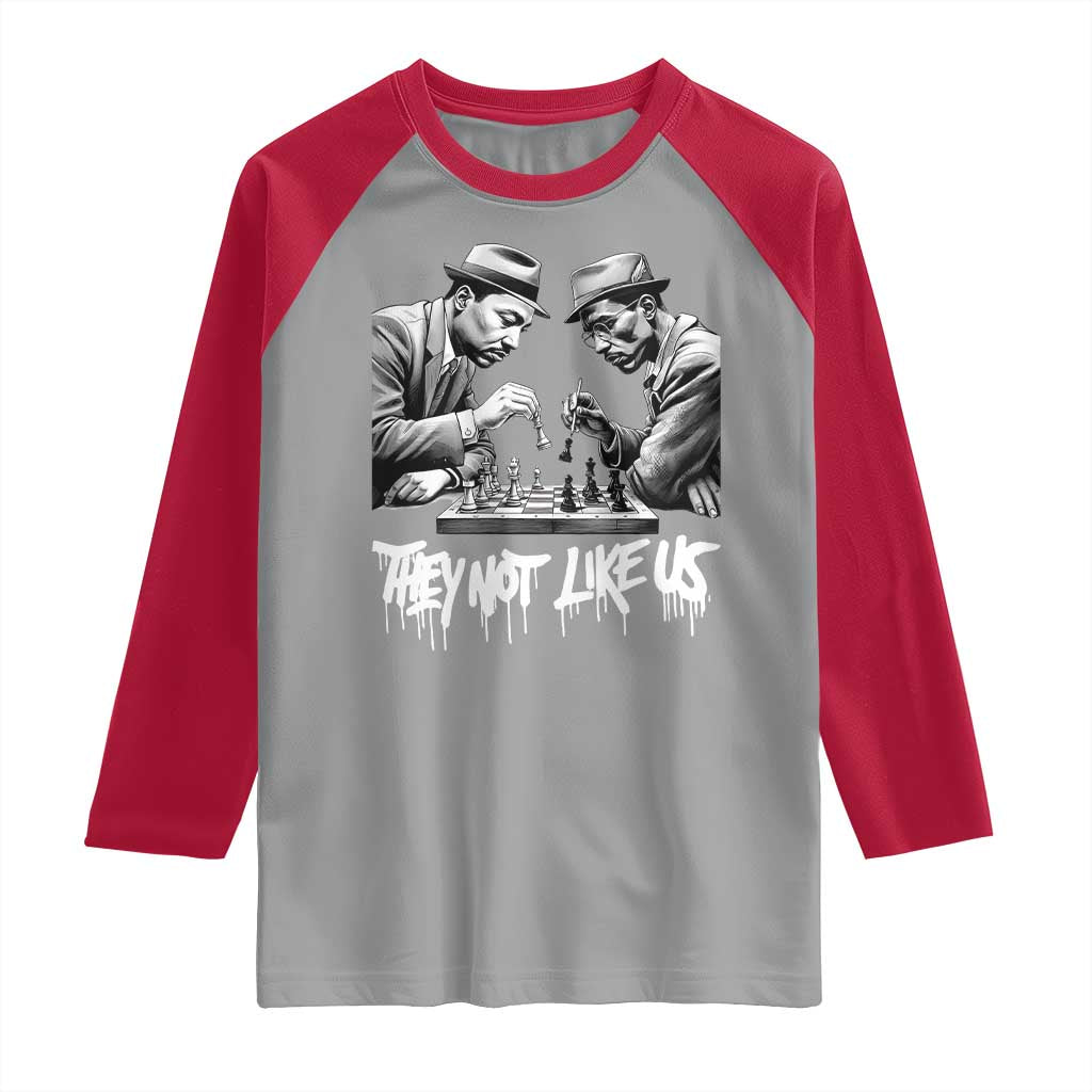 MLK And Malcolm X Raglan Shirt They Not Like Us African American Heritage Gift - Wonder Print Shop