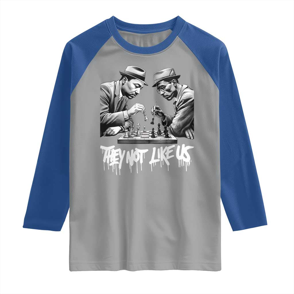 MLK And Malcolm X Raglan Shirt They Not Like Us African American Heritage Gift - Wonder Print Shop
