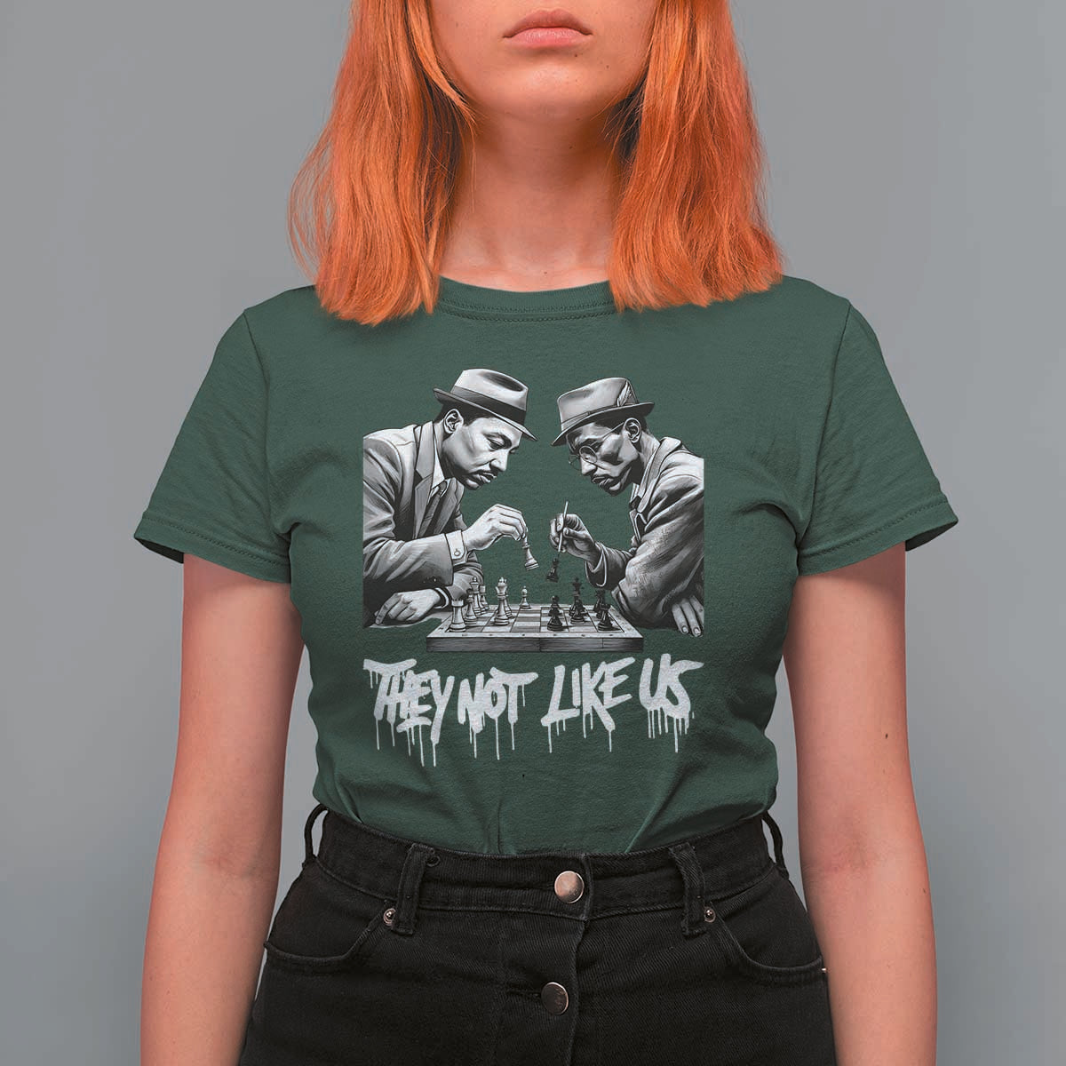 MLK And Malcolm X T Shirt For Women They Not Like Us African American Heritage Gift - Wonder Print Shop