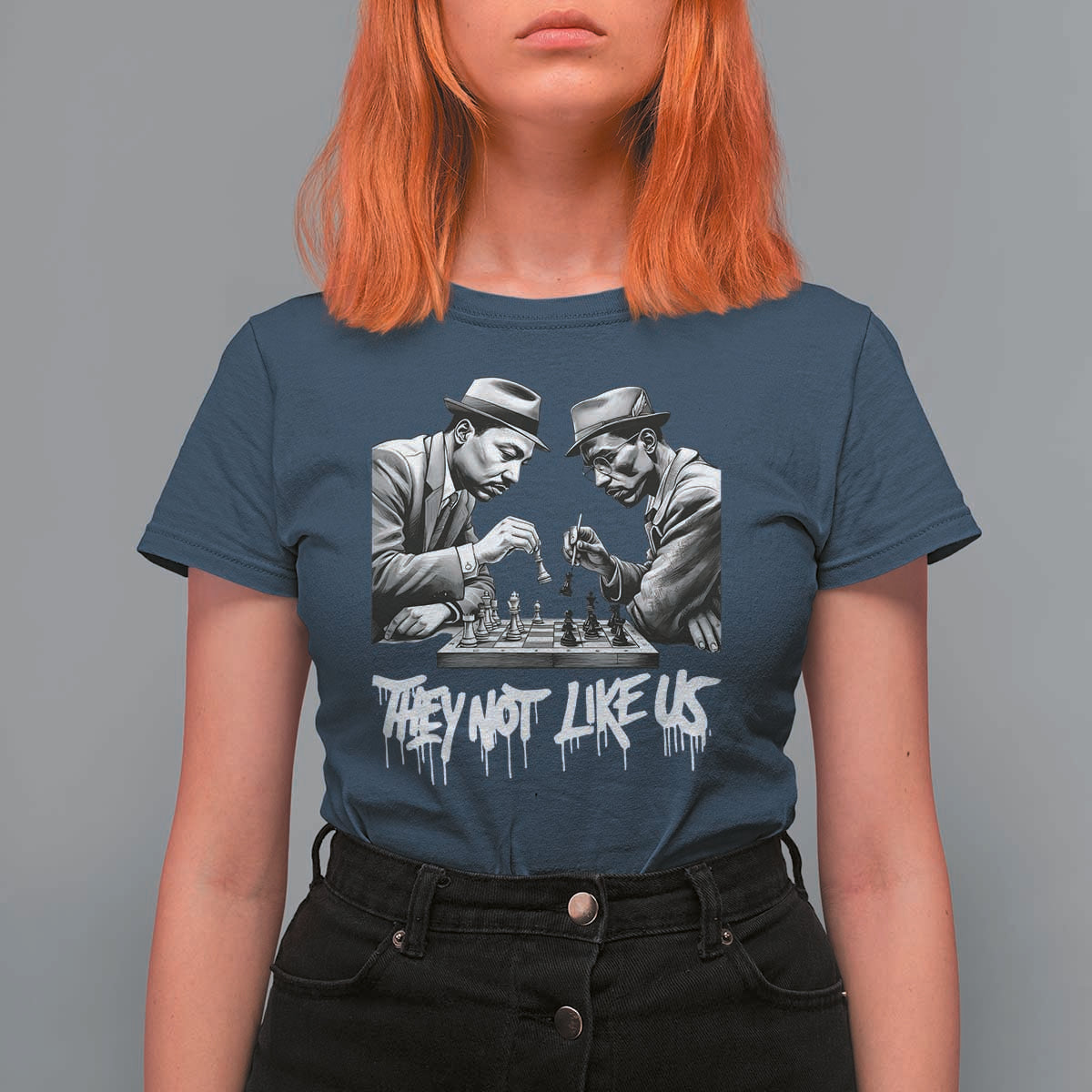 MLK And Malcolm X T Shirt For Women They Not Like Us African American Heritage Gift - Wonder Print Shop