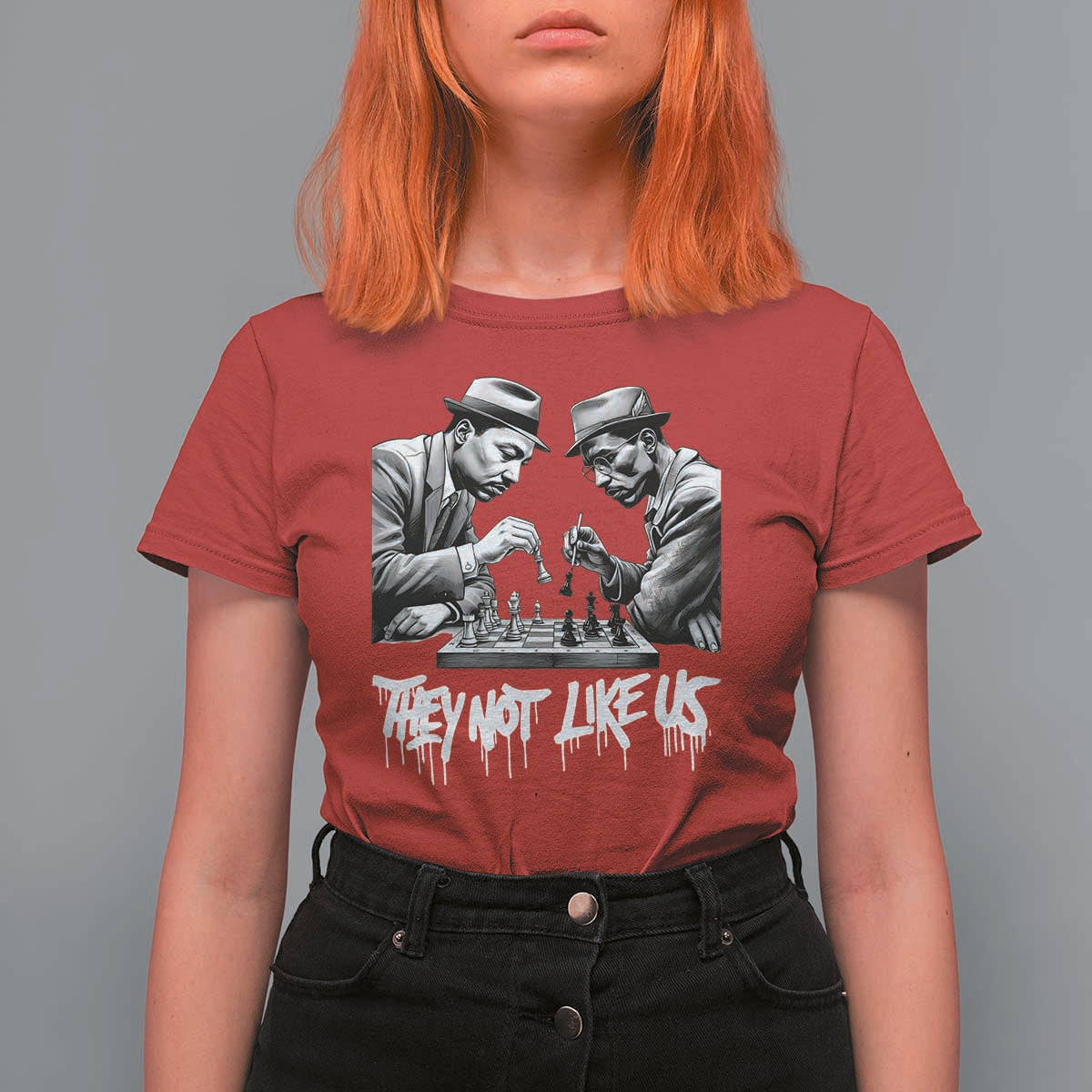 MLK And Malcolm X T Shirt For Women They Not Like Us African American Heritage Gift - Wonder Print Shop