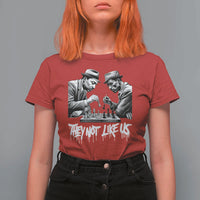 MLK And Malcolm X T Shirt For Women They Not Like Us African American Heritage Gift - Wonder Print Shop
