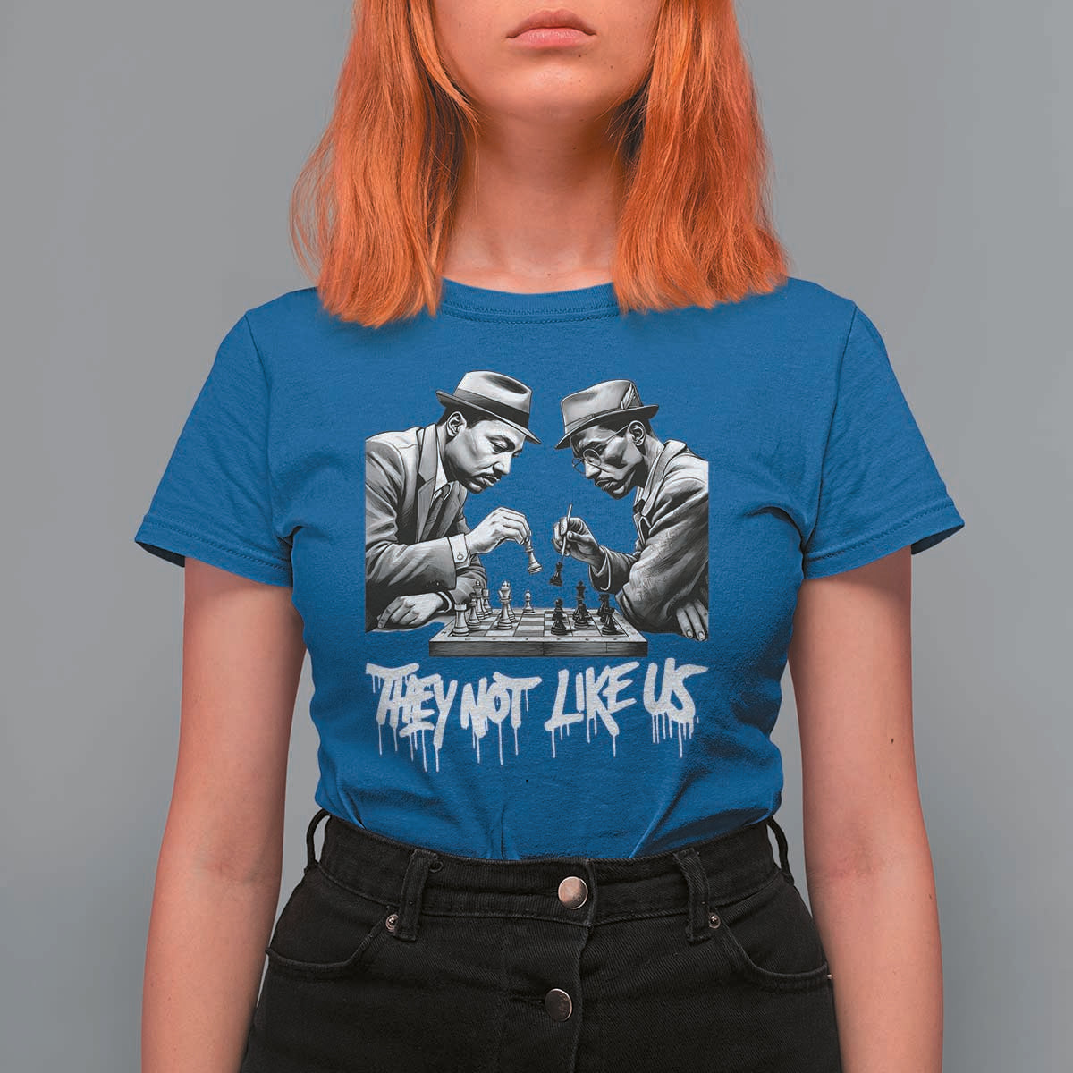MLK And Malcolm X T Shirt For Women They Not Like Us African American Heritage Gift - Wonder Print Shop