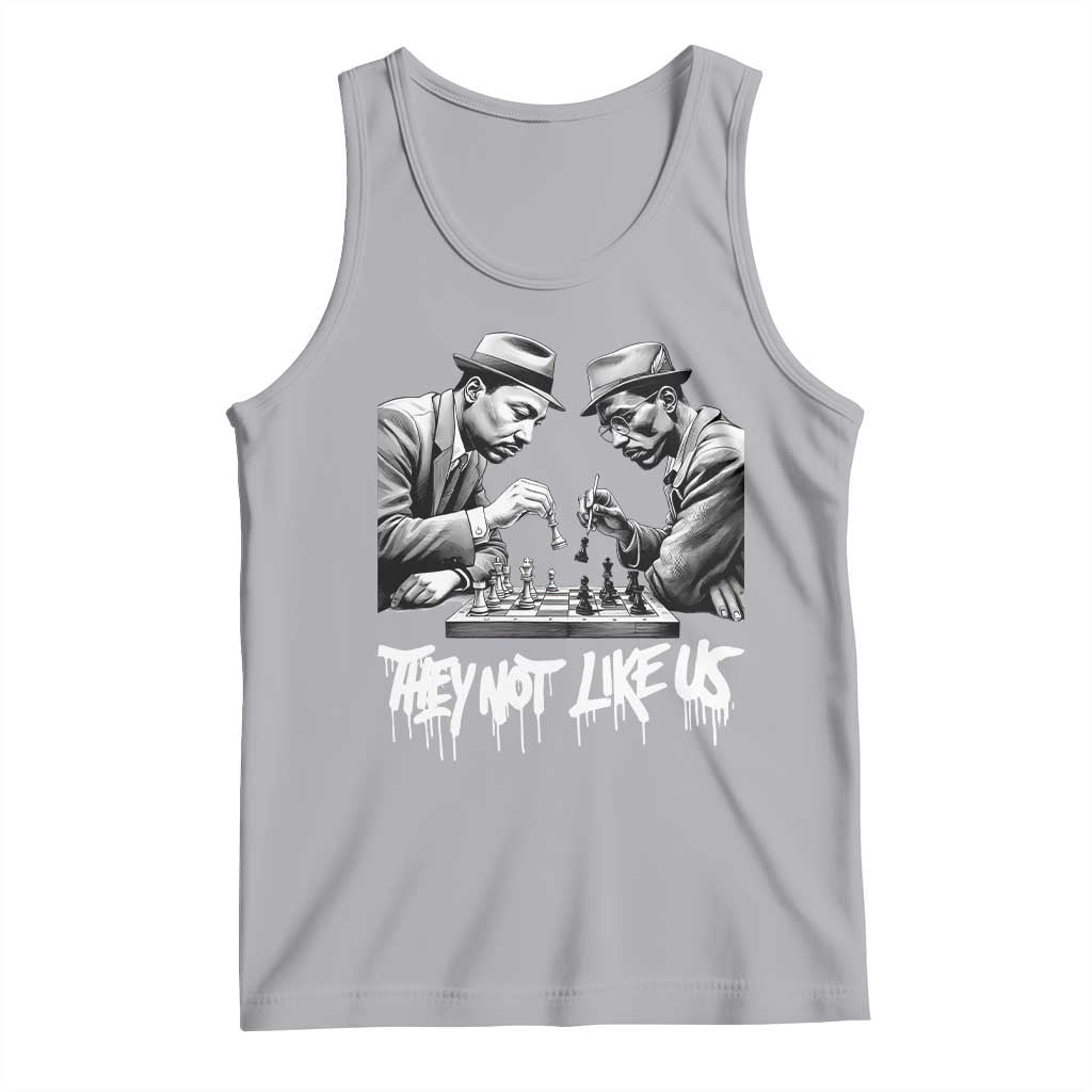 MLK And Malcolm X Tank Top They Not Like Us African American Heritage Gift - Wonder Print Shop