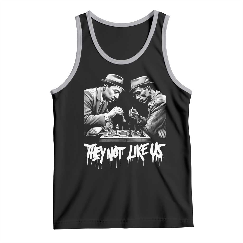 MLK And Malcolm X Tank Top They Not Like Us African American Heritage Gift - Wonder Print Shop