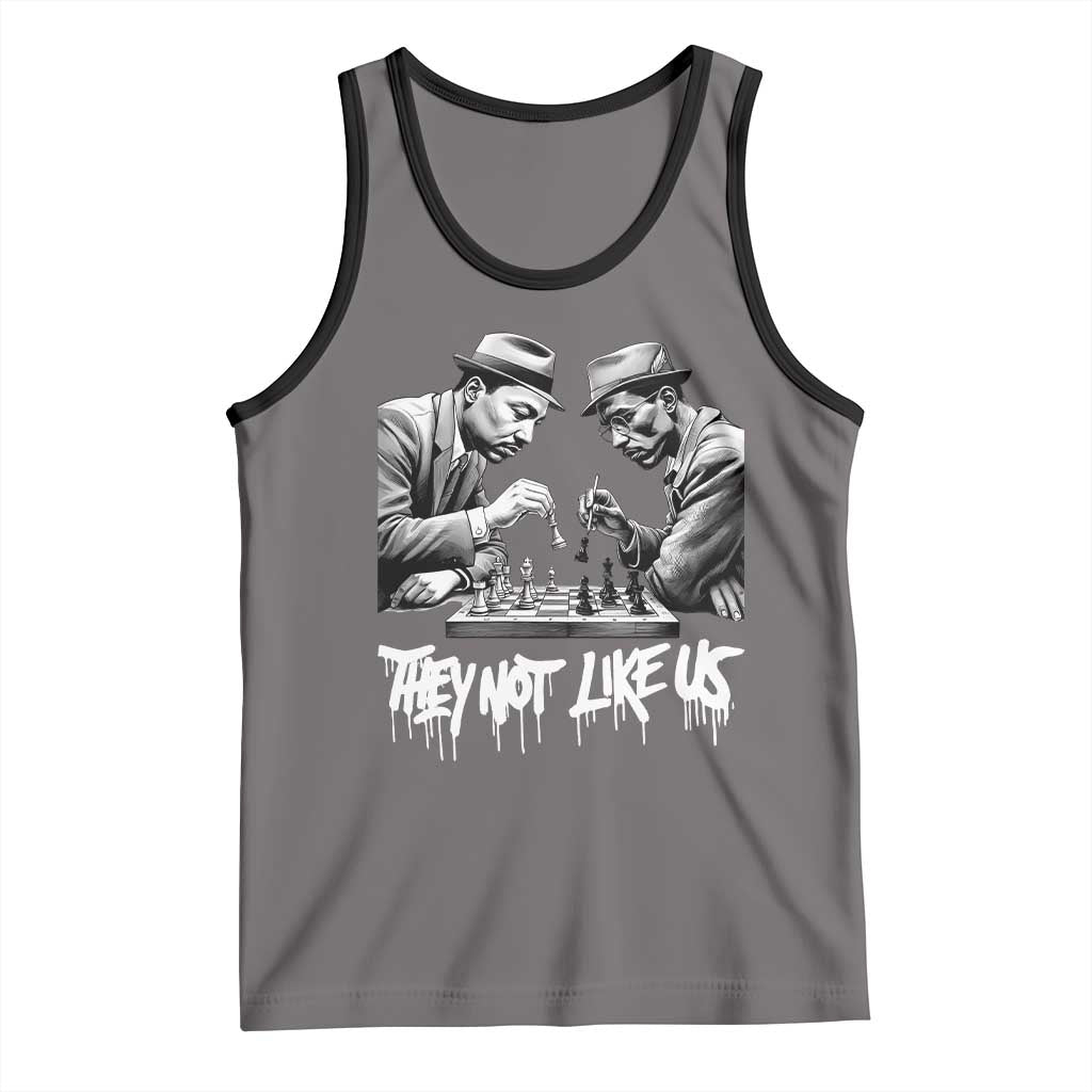 MLK And Malcolm X Tank Top They Not Like Us African American Heritage Gift - Wonder Print Shop