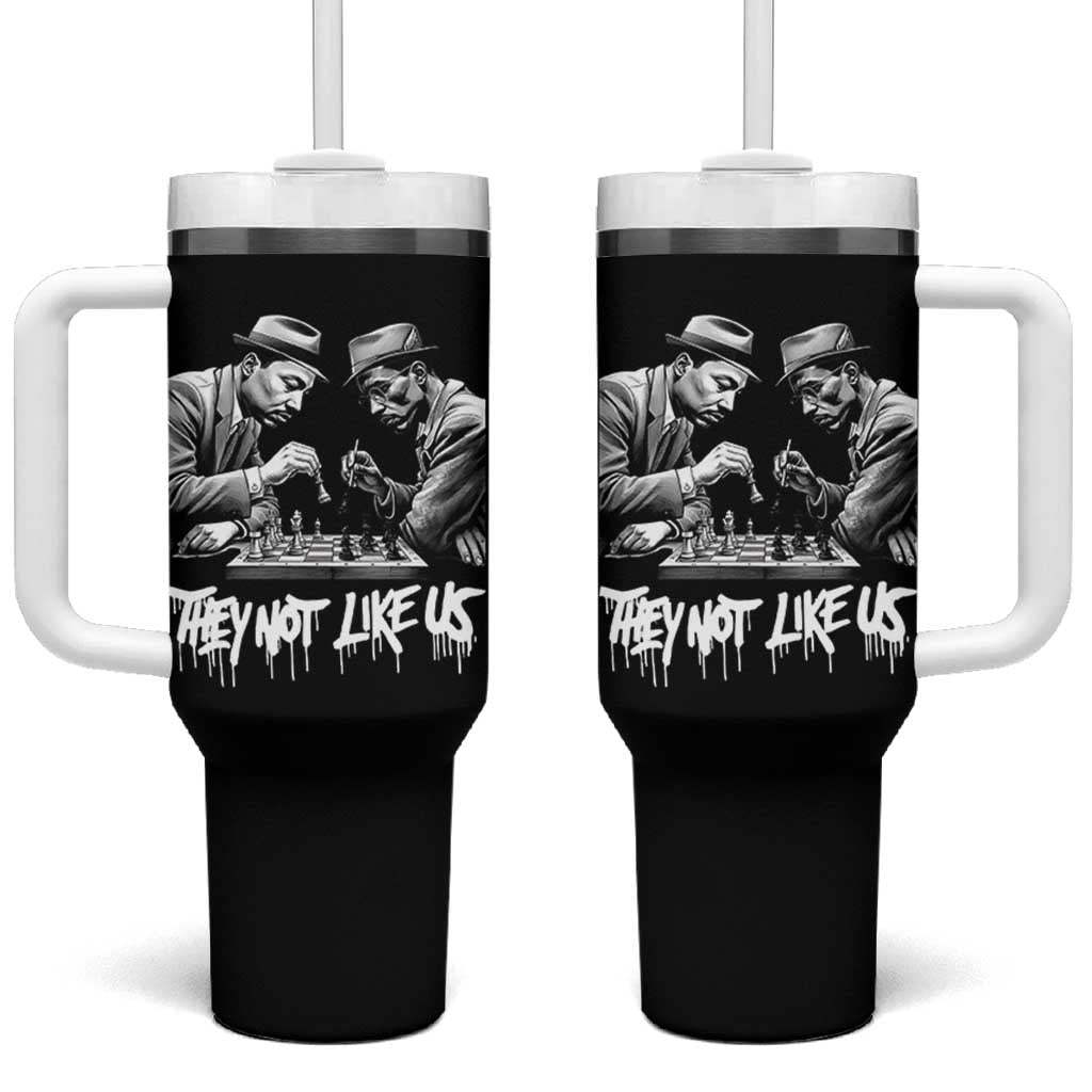 MLK And Malcolm X Tumbler With Handle They Not Like Us African American Heritage Gift - Wonder Print Shop