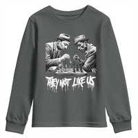 MLK And Malcolm X Youth Sweatshirt They Not Like Us African American Heritage Gift - Wonder Print Shop