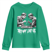 MLK And Malcolm X Youth Sweatshirt They Not Like Us African American Heritage Gift - Wonder Print Shop