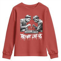 MLK And Malcolm X Youth Sweatshirt They Not Like Us African American Heritage Gift - Wonder Print Shop