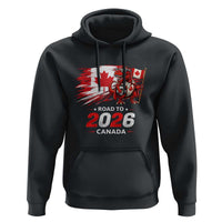 Funny Canada Soccer Dinosaur Hoodie Road To 2026