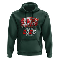 Funny Canada Soccer Dinosaur Hoodie Road To 2026