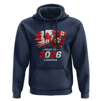 Funny Canada Soccer Dinosaur Hoodie Road To 2026
