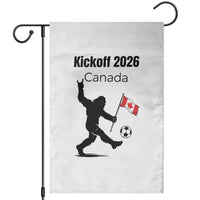 Funny Bigfoot Canada Soccer Garden Flag Kickoff 2026