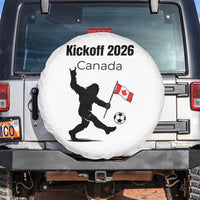 Funny Bigfoot Canada Soccer Spare Tire Cover Kickoff 2026