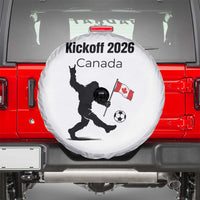 Funny Bigfoot Canada Soccer Spare Tire Cover Kickoff 2026