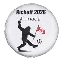 Funny Bigfoot Canada Soccer Spare Tire Cover Kickoff 2026