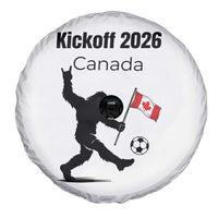 Funny Bigfoot Canada Soccer Spare Tire Cover Kickoff 2026