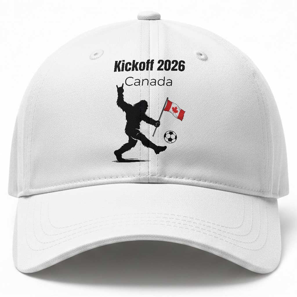 Funny Bigfoot Canada Soccer Baseball Cap Kickoff 2026