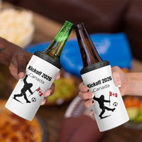 Funny Bigfoot Canada Soccer 4 in 1 Can Cooler Tumbler Kickoff 2026