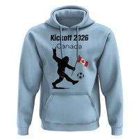 Funny Bigfoot Canada Soccer Hoodie Kickoff 2026