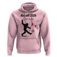 Funny Bigfoot Canada Soccer Hoodie Kickoff 2026