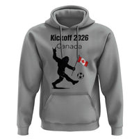 Funny Bigfoot Canada Soccer Hoodie Kickoff 2026