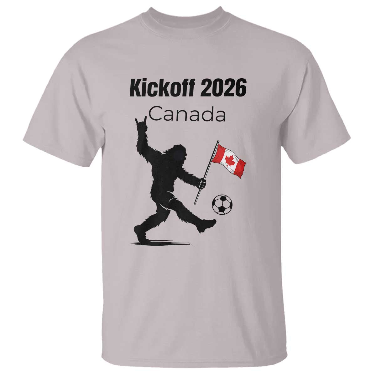 Funny Bigfoot Canada Soccer T Shirt Kickoff 2026