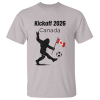Funny Bigfoot Canada Soccer T Shirt Kickoff 2026