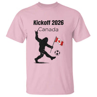 Funny Bigfoot Canada Soccer T Shirt Kickoff 2026