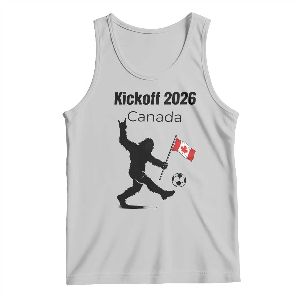 Funny Bigfoot Canada Soccer Tank Top Kickoff 2026